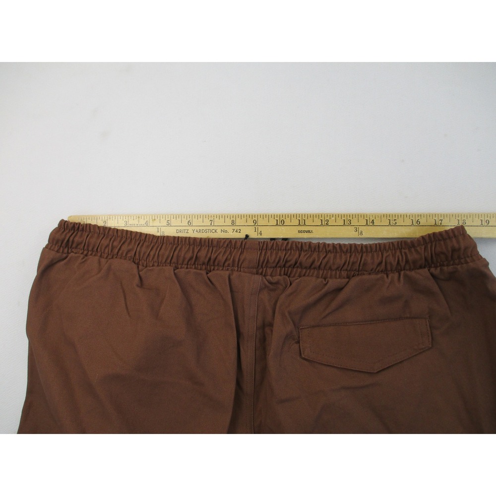 Fashion Nova Cargo Pants Men 2XL Brown Practical Baggy Utility - Picture 3 of 14